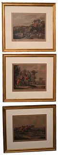 Set of Three Bachelor's Hall Etchings
"Horses and Hounds"
sight size 12 x 15 inches