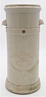 Filtre Chamberland System Pasteur Stoneware Container
having spigot hole
(one hairline)
height 15 inches