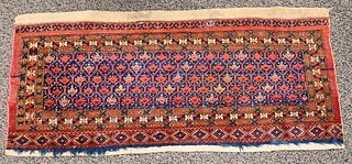 Turkoman Oriental Bag Face 
20 1/2 x 46 inches