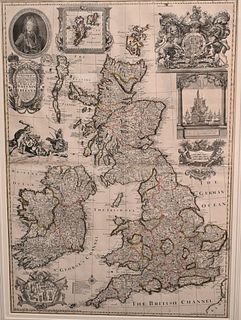 George Willdey
British, active 1707 - 1737
Great Britain and Ireland
1715
engraving with hand coloring on paper
sight size 38 x 26 1//2 inches