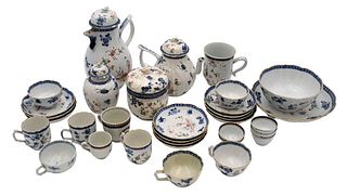26 Piece Lot of Chinese Export and Related Pieces
to include tea set, bowl, cups, etc.
teapot 8 1/2 inches
Provenance: From a Newport, Rhode Island hi