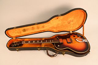 Guild M-75 Electric Guitar semi - hollow body Bluesbird Aristocrat 1967 - 1970 some wear and chipping to finish fitted hard case case