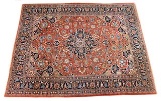 Sarouk Oriental Carpet 
10' 9" x 14'
Provenance: Fifty Year Personal Collection of Clocks and American Antiques from Thomas Bailey, Manchester, Connec