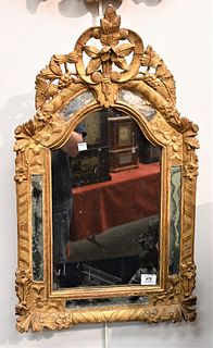 Continental Frame Mirrorhaving gilt wood and mirrored front