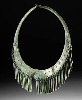 Proto Viking Bronze Necklace w/ Dangling Beads