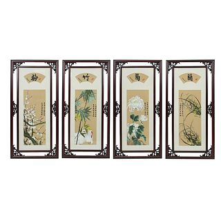Framed Chinese Panels