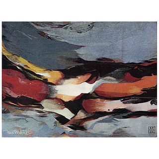 LEONARDO NIERMAN, Sin título, Con firma bordada, Tapiz sin número de tiraje, 190 x 150 cm | LEONARDO NIERMAN, Untitled, Embroidered signature, Tapestr