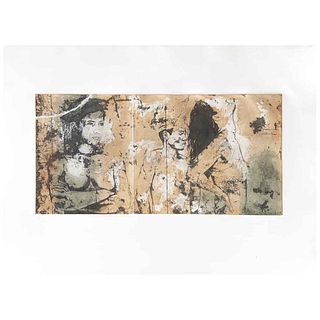 ROBERTO CORTÁZAR, Sin título, Firmado y fechado 2001, Grabado 86 / 100, 30 x 59 cm | ROBERTO CORTÁZAR, Untitled, Signed and dated 2001, Engraving 86 /