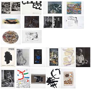 VARIOS ARTISTAS, Derrière le Miroir, Hommage a Georges Braque, Sin firma Litografías y reproducciones en revista, 38 x 28.5 x 1.8 cm | VARIOS ARTISTAS