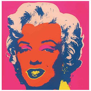ANDY WARHOL, II:22 Marilyn Monroe, Con sello en la parte posterior, Serigrafía s/n, 91.4 x 91.4 cm | ANDY WARHOL, II:22 Marilyn Monroe, Stamp on the b