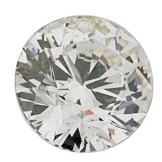UNMOUNTED 4.10 CTS ROUND BRILLIANT CUT DIAMOND