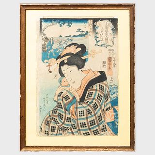 Utagawa Kuniyoshi (1798-1861): Mother with Infant