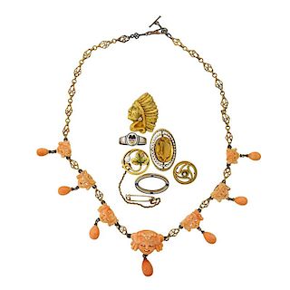 JEWELRY COLLECTION, CA. 1900