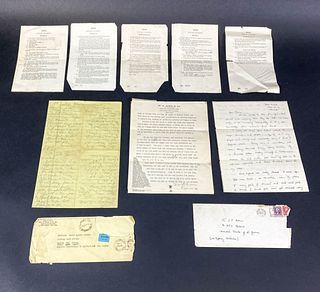 Harvard University related documents, letters 1936