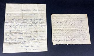 Letter written in Cursive Pidgin 1934