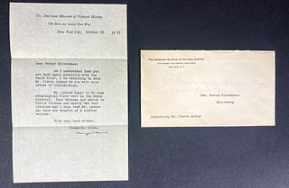 Letter of Introduction Signed by Margaret Mead