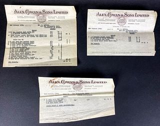 Receipts for Suppliers in Australia 1936 Ledoux