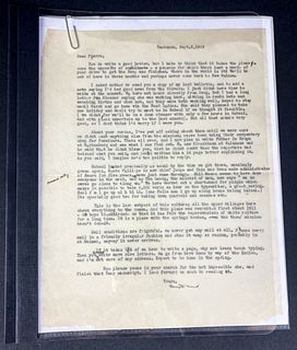 Letter Margaret Mead to Ledoux, Tambunam NG 1938