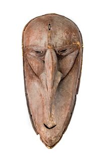 Large Mask Papua New Guinea Lower Sepik Reddish