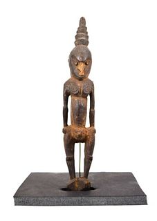 Lower Sepik River Figure, Male Ancestor Figure