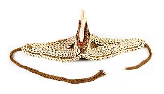 Cord Shell and Dogs' Tooth Body Ornament