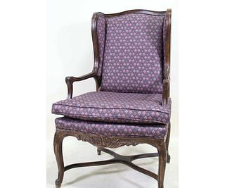 COUNTRY FRENCH STYLE WING CHAIR