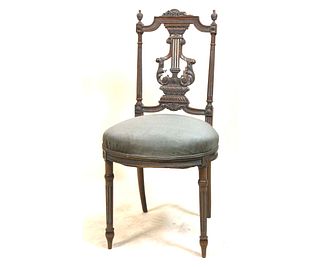 ANTIQUE FRENCH PARLOR CHAIR