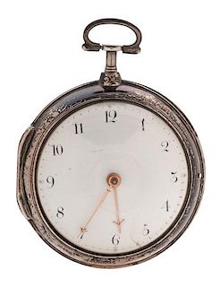 G.M. Smith Paired Case Fusee Pocket Watch Ca 1794 