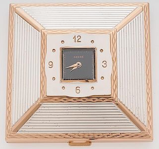 Amere Travel Clock/Compact  