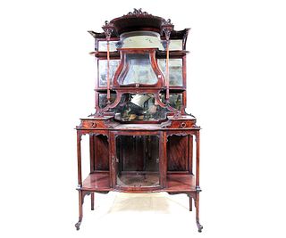LATE 19th CENTURY DISPLAY CABINET