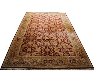 LARGE PERSIAN HANDKNOTTED AREA RUG