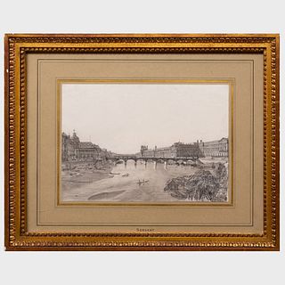 Lucien-Pierre Sergent (1849-1904): View of Paris