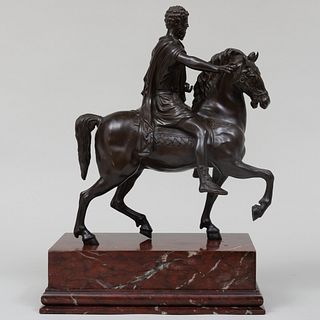 Italian Bronze Model of Marcus Aurelius on Horseback