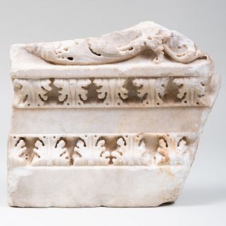 Roman Marble Architectural Fragment