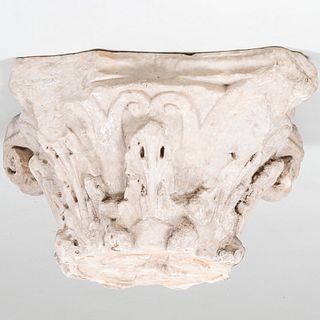 Carved Stone Corinthian Capital