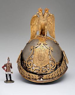 Austrian Ersten Arcieren Leibgarde M1889 Bronze Helmet with Eagle 