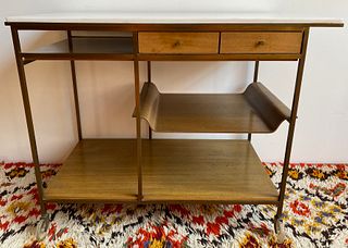 Paul McCobb The Irwin Collection Rolling Bar Cart