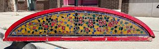 Incredible Stained Glass Transom Window