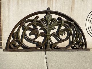 French Architectural Cast Iron Arch