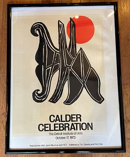 Calder DIA Exhibition Poster 1973