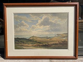 Edwin Harris Watercolor Landscape