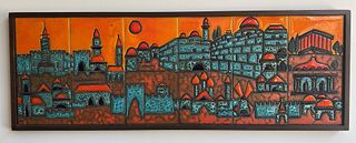 Dina Original Tile Art Jerusalem