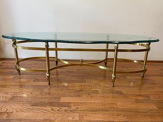 Brass & Glass Table 