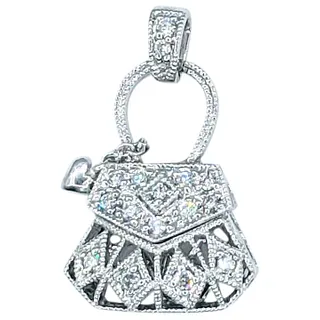 Darling Diamond & 18K Gold Handbag Charm