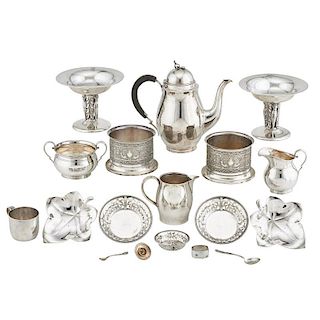AMERICAN/CONTINENTAL SILVER AND SILVER PLATE
