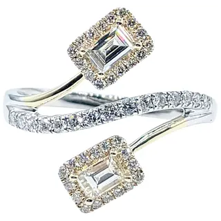 Stylish Diamond & 14K Gold Dress Ring
