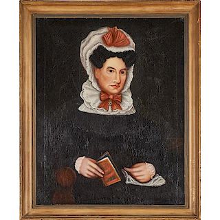 19TH C. NEW ENGLAND PORTRAIT PAINTINGS