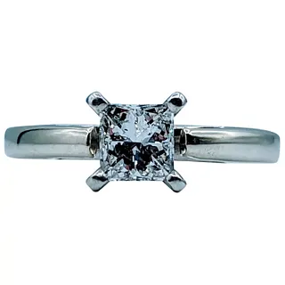 Gorgeous .65ct Princess Cut Diamond Ring
