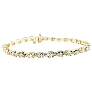 Gorgeous Diamond & 14K Gold Tennis Bracelet