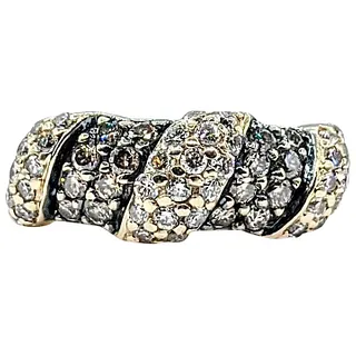 LeVian White & Chocolate Diamond Fashion Ring